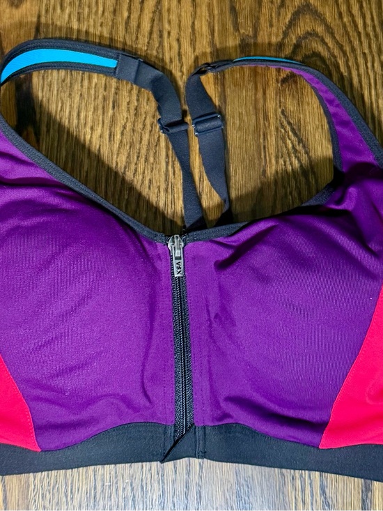 Victoria's Secret Other - VSX Sport 38C High Support Underwired Zip Front Colorblock Racerback Bra